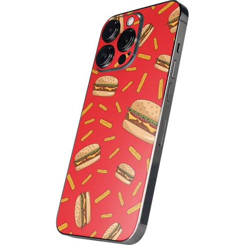 Burgers and Fries iPhone 16 Pro Skin